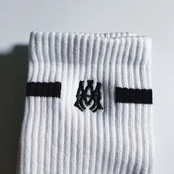 Amiri M.A. Logo Embroidered Baseball Cap Bkue main image 4